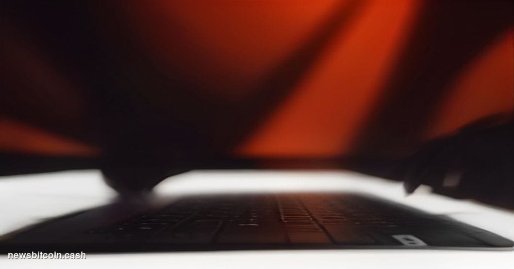 Cinematic photorealistic editorial photograph of a close-up laptop screen displaying the Firefox browser extension store, wit