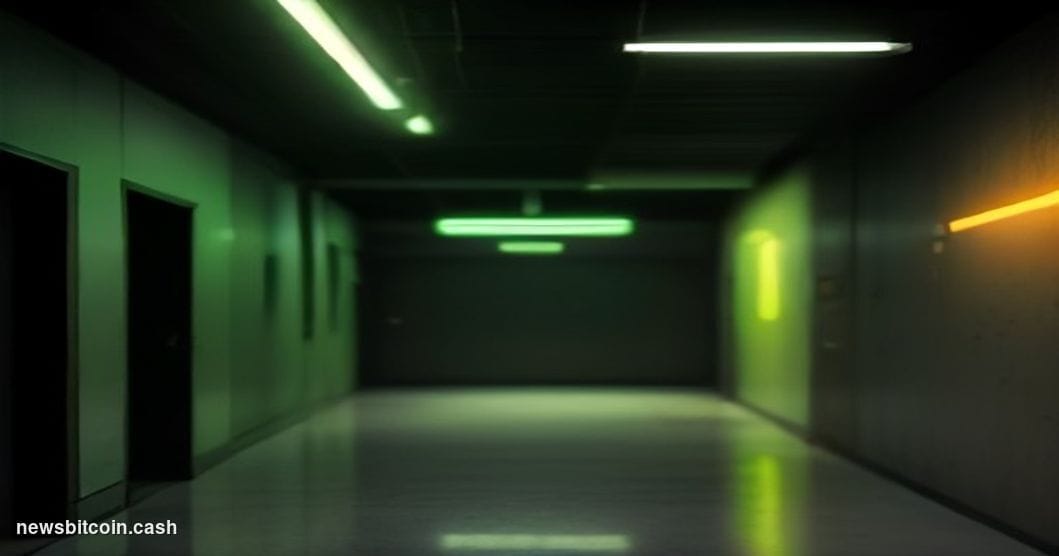 Cinematic photorealistic editorial photograph of a dramatic split-scene composition: on the left, a Miami music studio corrid