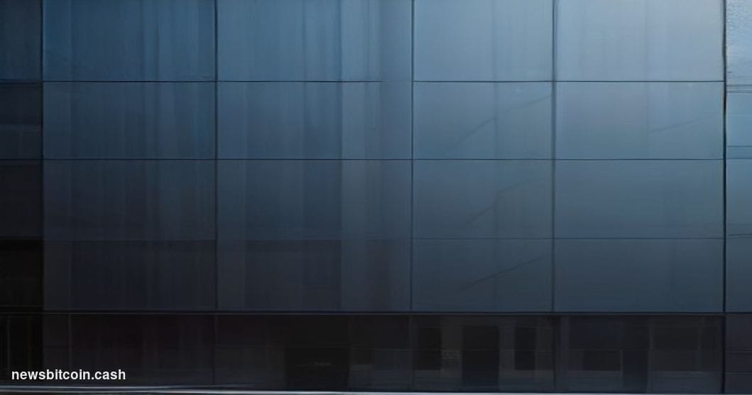 Cinematic photorealistic editorial photograph of Strategy's corporate headquarters exterior in Tysons Corner, Virginia, shot 