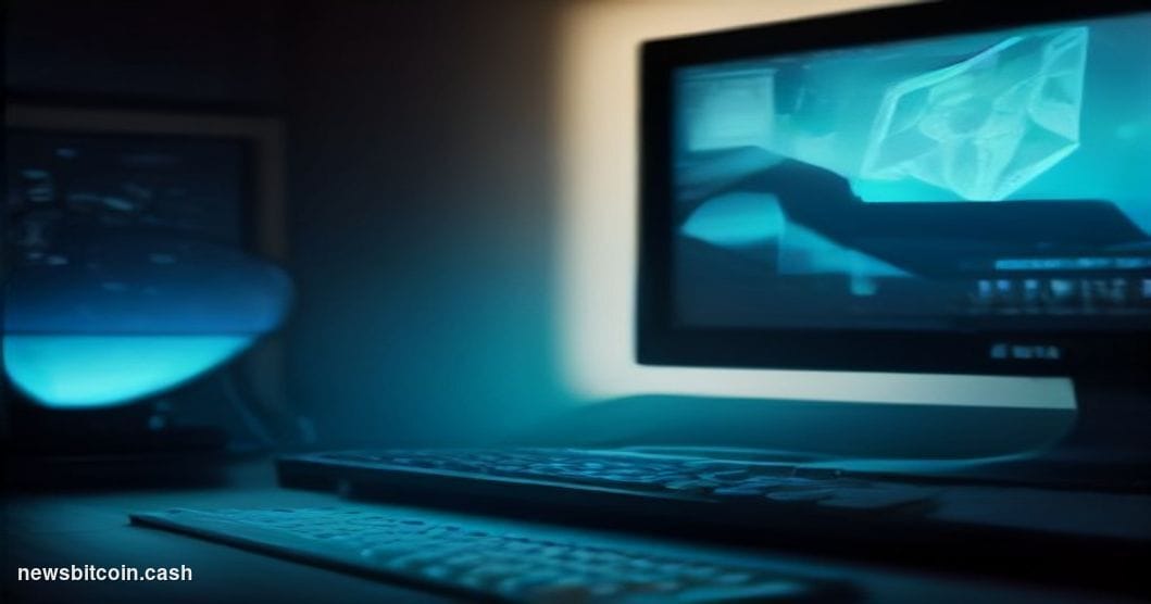 Cinematic photorealistic editorial photograph of a young person's hands typing on a backlit mechanical keyboard in a dimly li