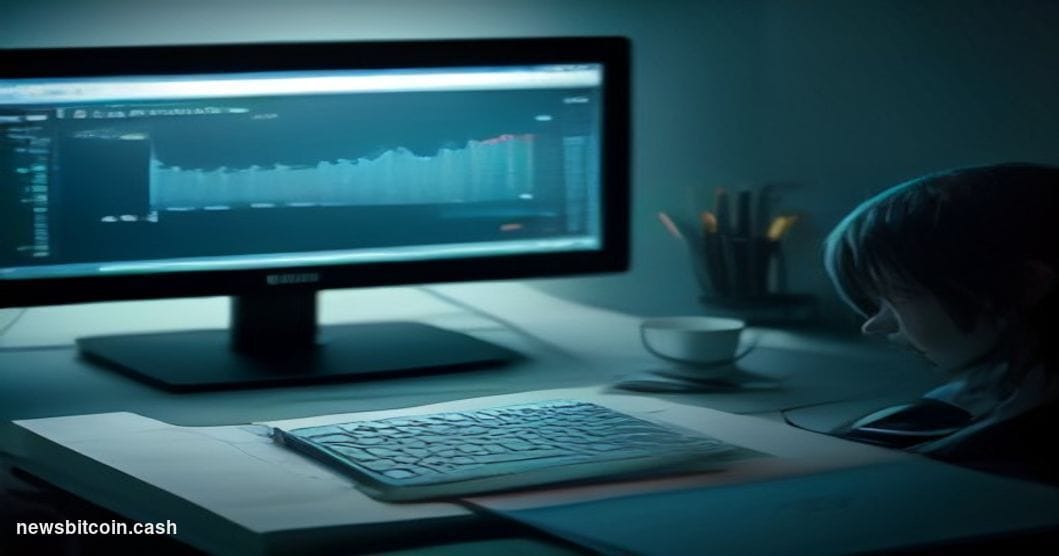 Cinematic photorealistic editorial photograph of a professional trading desk environment at night, dramatically lit by the co