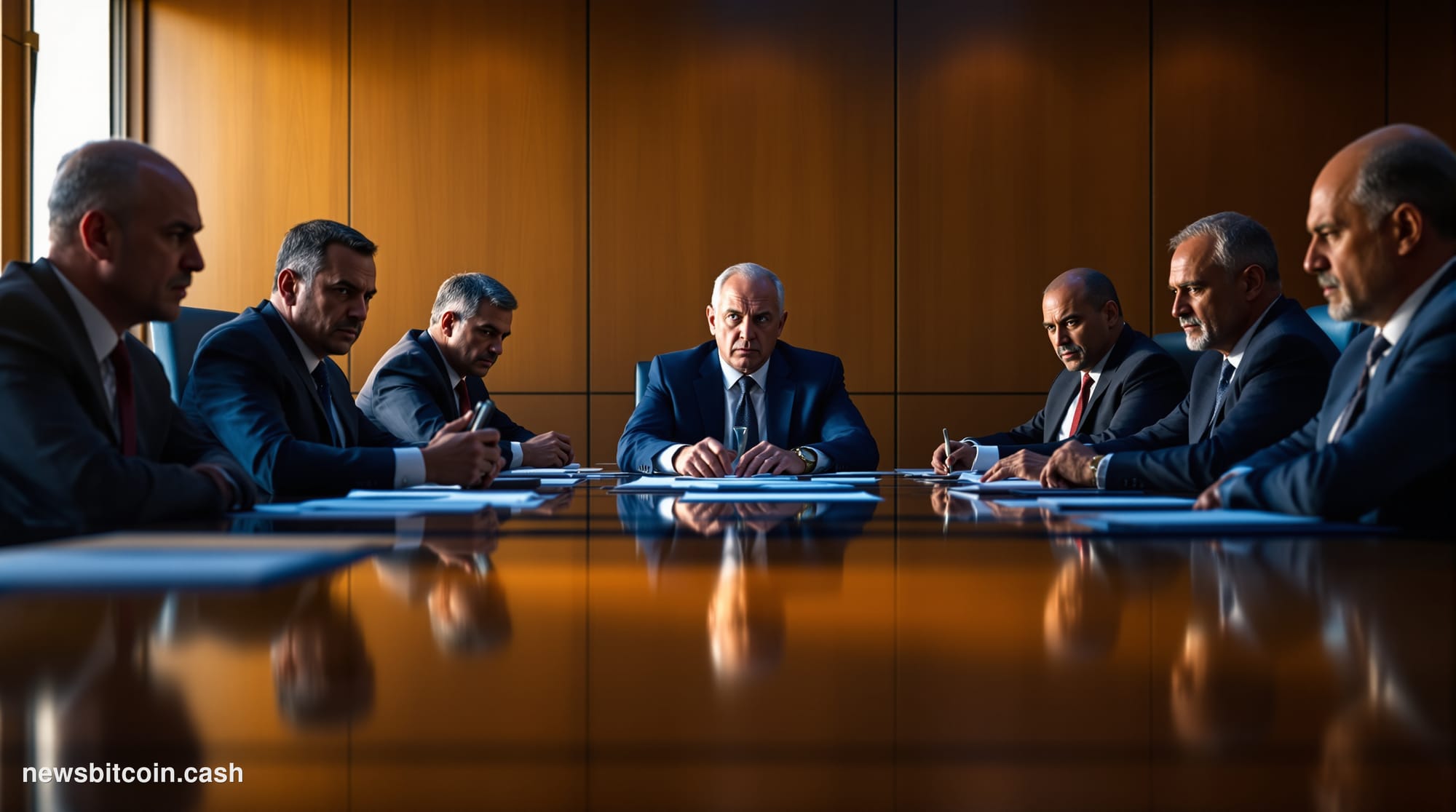 Cinematic photorealistic editorial photograph of the exterior of the Commodity Futures Trading Commission headquarters in Was