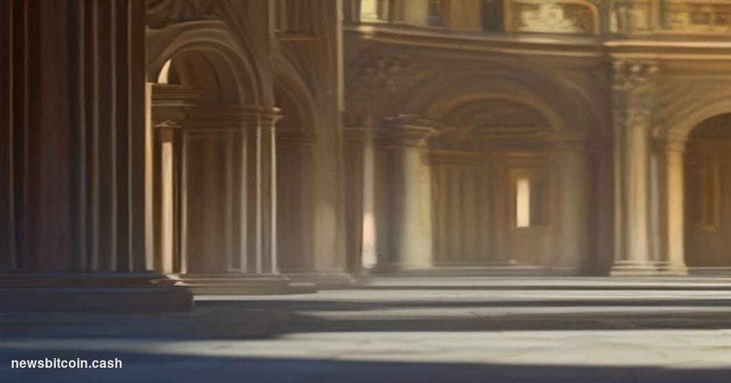 Cinematic photorealistic editorial photograph of the ornate Baroque facade of Monte dei Paschi di Siena's historic Siena head