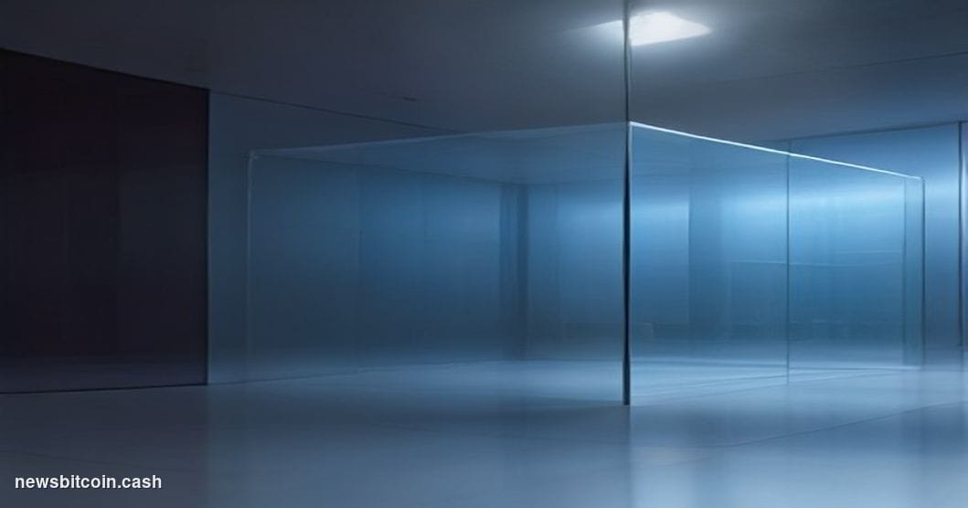 Cinematic photorealistic editorial photograph of an Apple Store flagship location — ideally the iconic Fifth Avenue glass cub