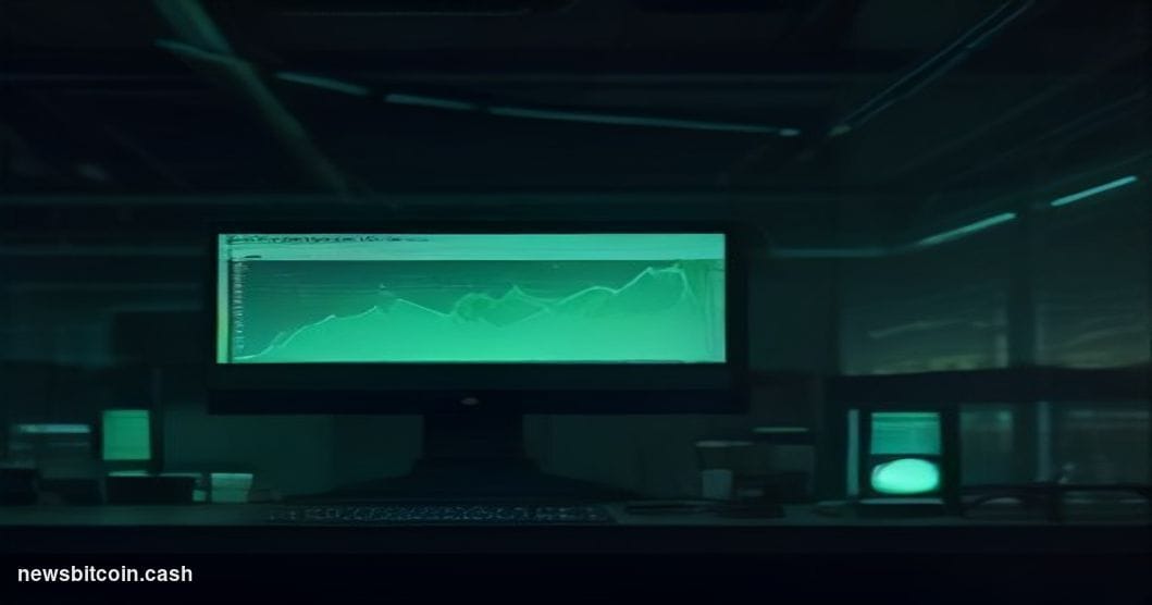 Cinematic photorealistic editorial photograph of a dimly lit trading floor environment reimagined as a crypto-native command 