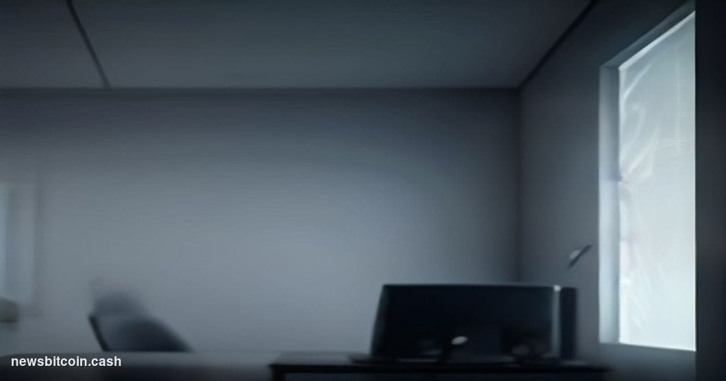 Cinematic photorealistic editorial photograph of a Revolut-branded banking environment — a sleek, modern European bank branch