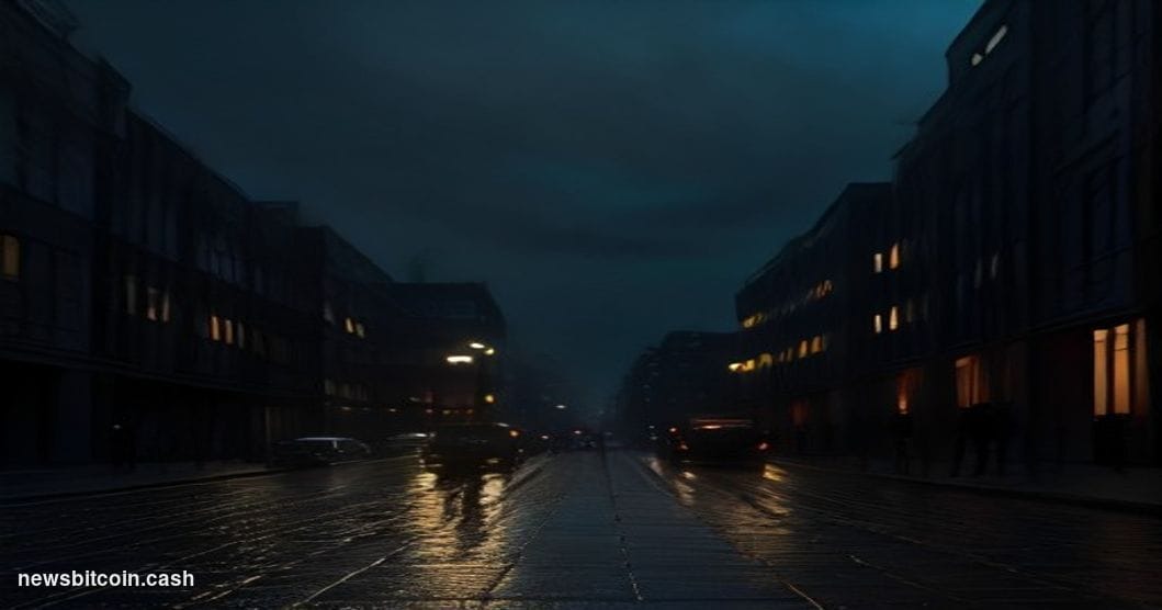 Cinematic photorealistic editorial photograph of the exterior of the National Crime Agency headquarters in London, shot at du