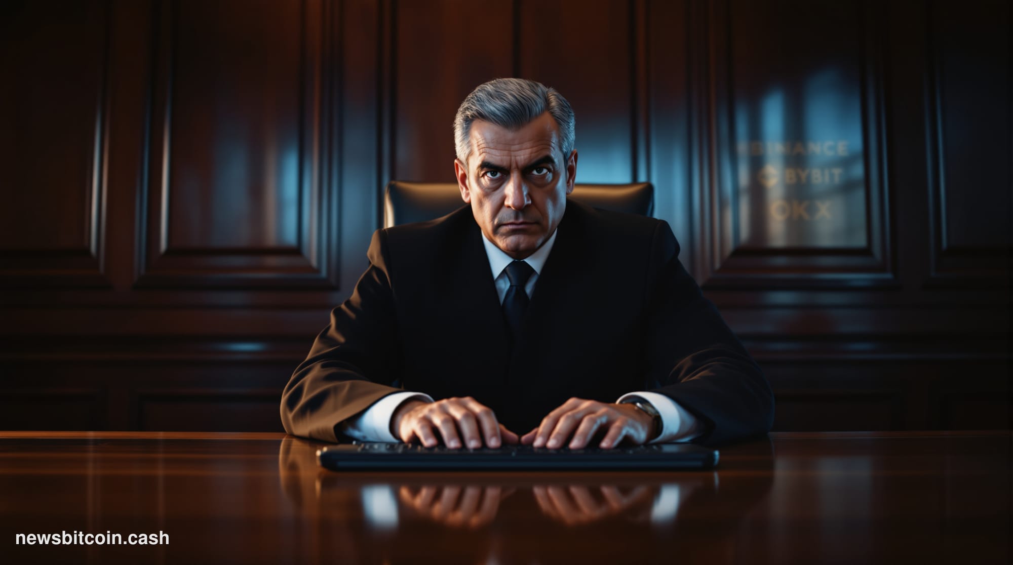 Cinematic photorealistic editorial photograph of the Palacio de Justicia courthouse in Buenos Aires, Argentina, shot at dusk 