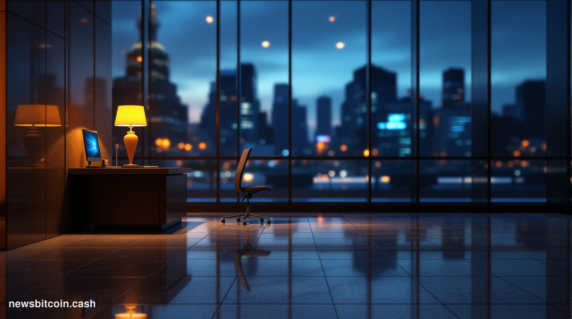 A cinematic photorealistic editorial photograph showing a darkened smartphone screen displaying a cryptocurrency wallet inter