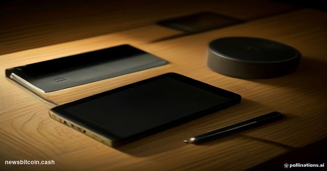 Cinematic photorealistic editorial photograph of a worn wooden desk surface under dramatic warm side-lighting from the left, 
