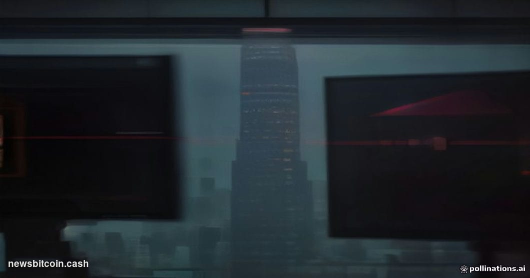 Cinematic photorealistic editorial photograph of a large financial trading floor in Seoul, South Korea, with the iconic N Seo