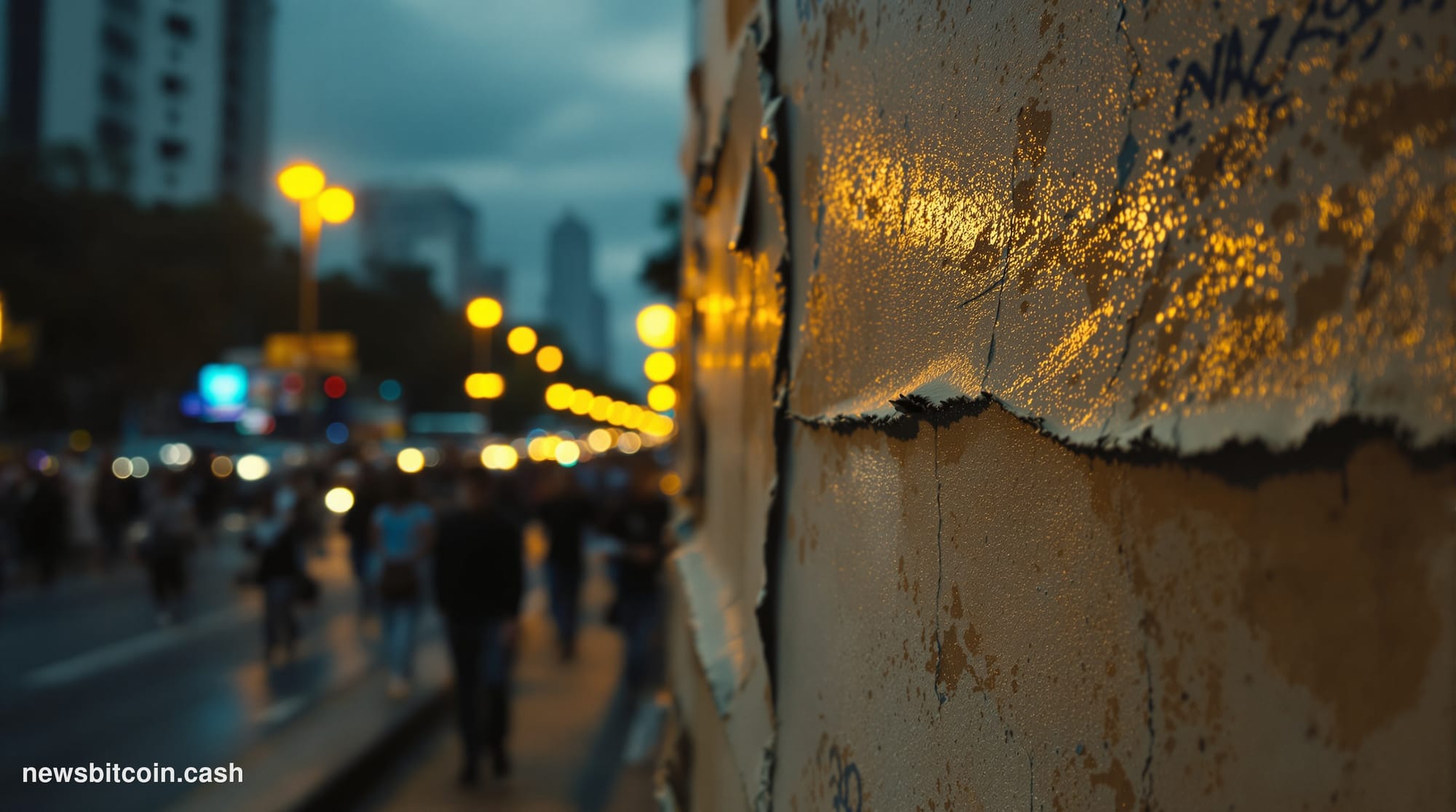 Cinematic photorealistic editorial photograph of a crowded Brazilian street scene in São Paulo, with the iconic Avenida Pauli