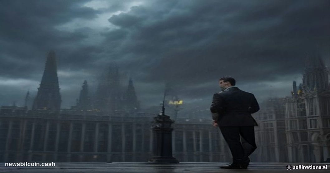 A cinematic photorealistic editorial photograph set in Brussels, Belgium, with the European Parliament's distinctive curved g
