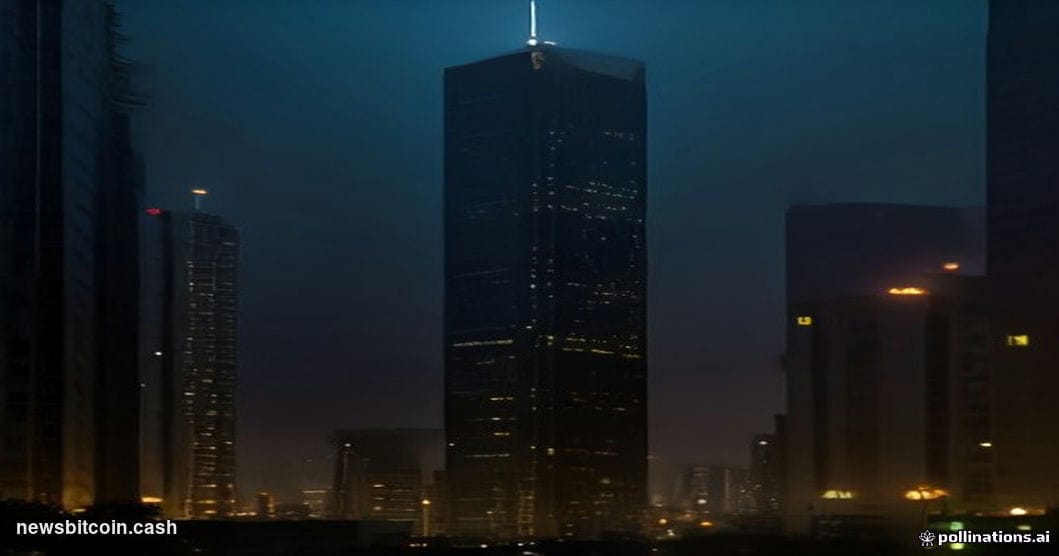 Cinematic photorealistic editorial photograph of the Brazilian financial district in São Paulo, specifically the towering gla