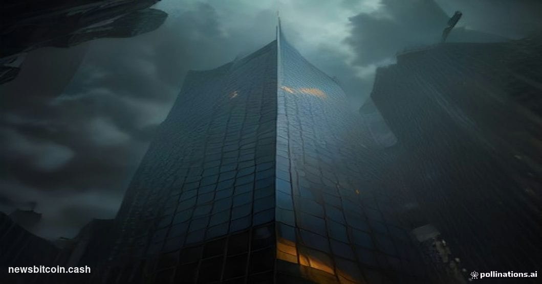 Cinematic photorealistic editorial photograph of the Galaxy Digital offices in Manhattan's Midtown financial district, shot f
