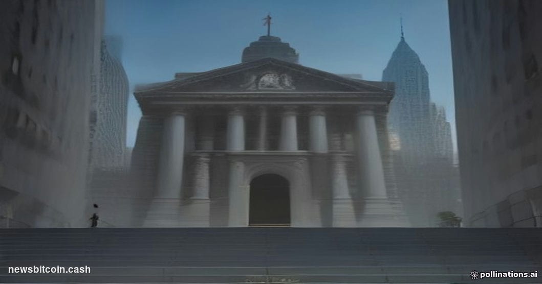 Cinematic photorealistic editorial photograph of the New York State Attorney General's office building in Lower Manhattan, sh