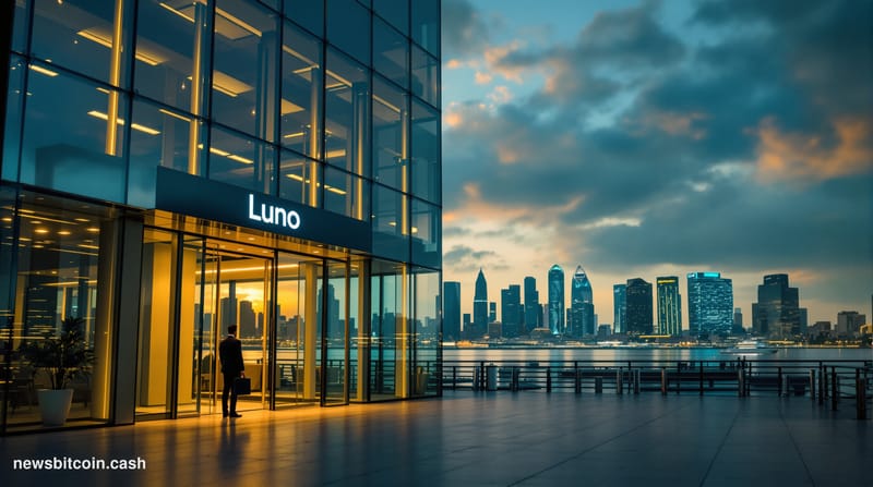 Cinematic photorealistic editorial photograph of Lagos, Nigeria's financial district skyline at dusk, with the recognizable s