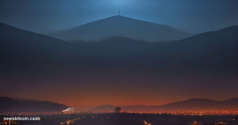 Cinematic photorealistic editorial photograph of the Islamabad skyline at dusk, featuring the iconic Faisal Mosque dome and t