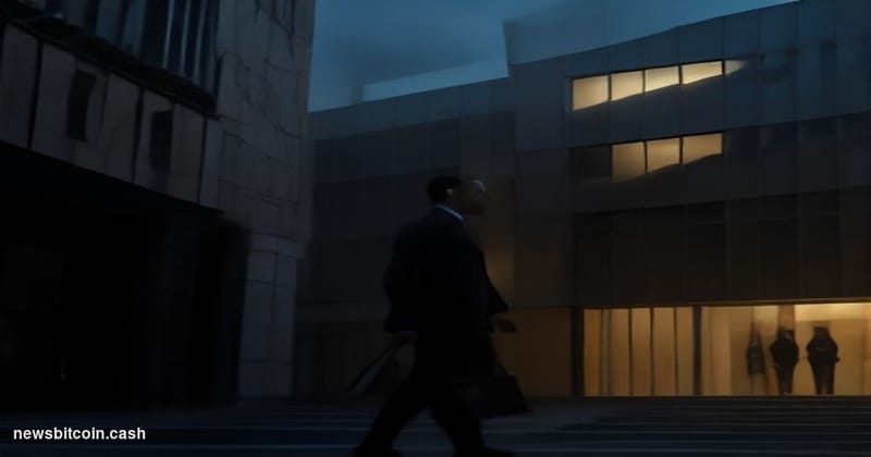 A cinematic photorealistic editorial photograph of the Australian Securities and Investments Commission headquarters in Sydne