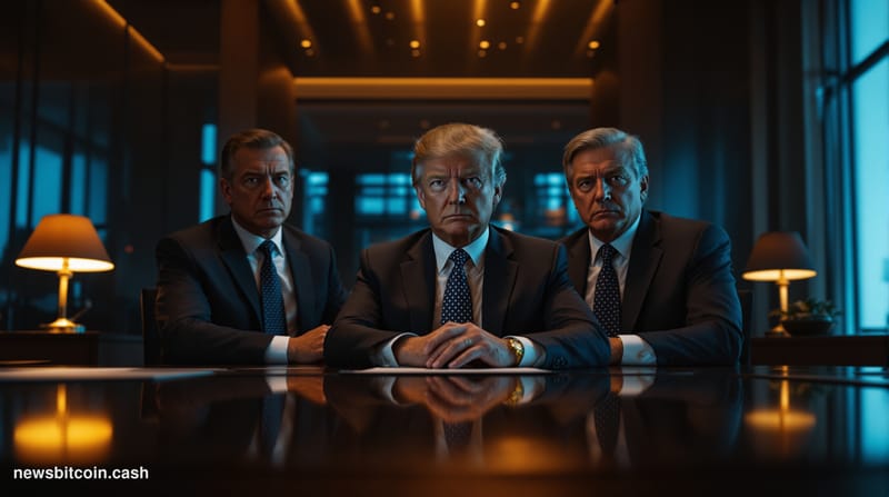 A cinematic photorealistic editorial photograph of the Commodity Futures Trading Commission headquarters building in Washingt