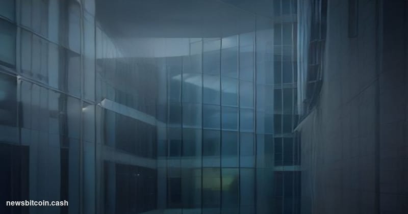 Cinematic photorealistic editorial photograph of the Hargreaves Lansdown headquarters in Bristol, United Kingdom, shot from a