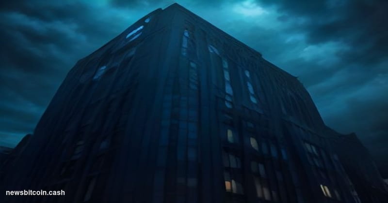 Cinematic photorealistic editorial photograph of the City of London financial district at dusk, with Citibank's London branch