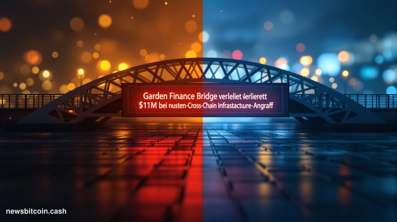 A cinematic photorealistic editorial photograph of a damaged or partially collapsed modern bridge spanning across a dark chas