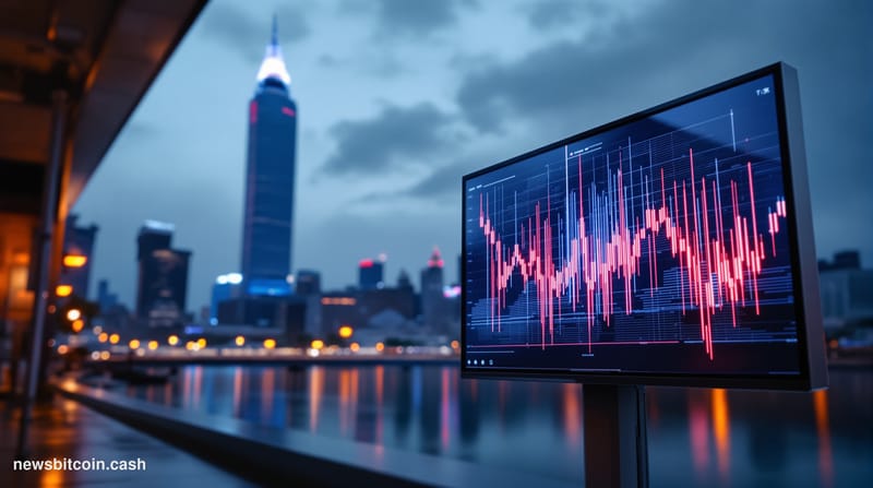 Cinematic photorealistic editorial photograph of the Seoul financial district skyline at dusk, with the iconic Lotte World To