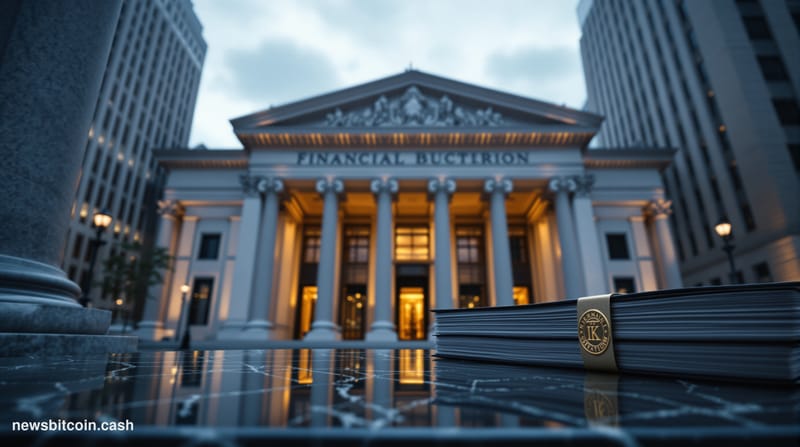 A cinematic photorealistic editorial photograph shot from a low angle looking up at the neoclassical stone facade of the San 
