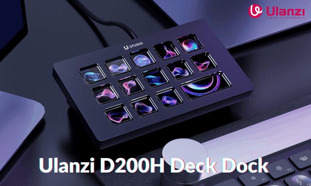 Ulanzi D200H Deck Dock: The Ultimate 7-in-1 Creator Hub With AI-Powered Workflow and Lighting Control