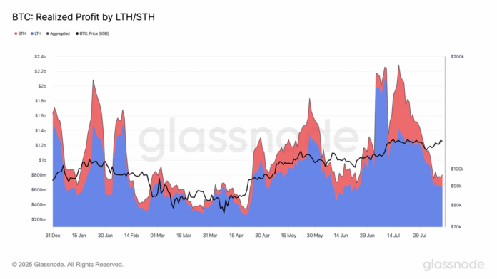 Bitcoin Profit Taking Appears Modest Even Near All-Time High
